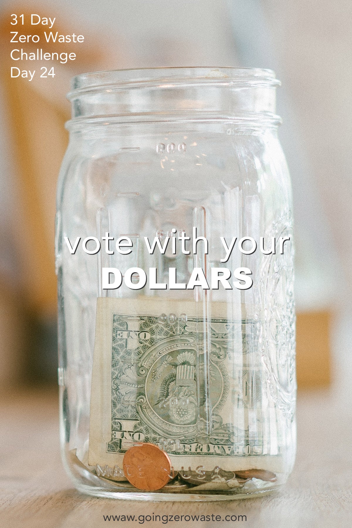 Vote With Your Dollars – Day 24 of the Zero Waste Challenge